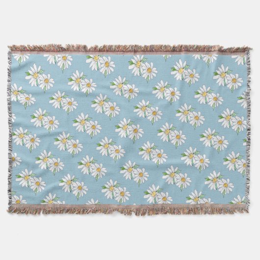 Daisy Throw Blanket Decke (Vorderseite)