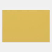 Daisy Time Niedlich Retro Moderne Blume in Mustard Geschenkpapier Set (Vorderseite 2)