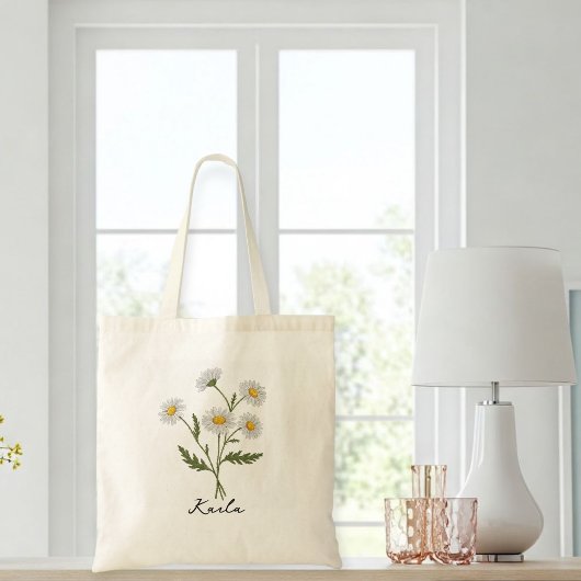 daisy tote bags, elegant for her tragetasche