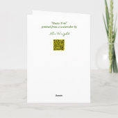 Daisy Trio Osterkarte Feiertagskarte (Rückseite)