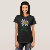Daisy Typografie Dezember Girl Women's Dezember B T-Shirt (Vorne ganz)