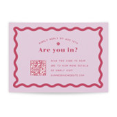 Daisy-UAWG mit QR-Code RSVP Karte