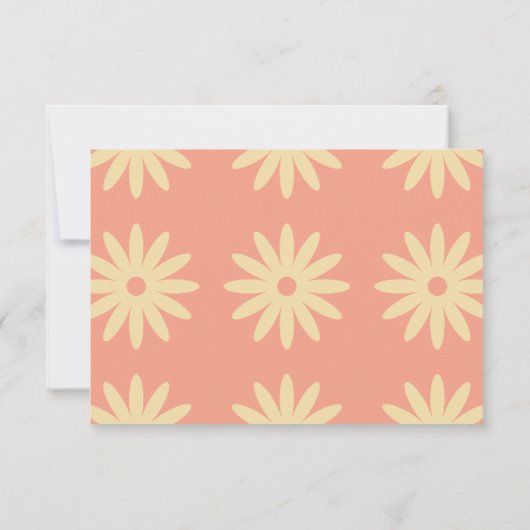 Daisy-UAWG mit QR-Code RSVP Karte (Rückseite)