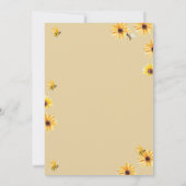 Daisy und Bee Mommy zu Baby-Dusche Einladung (Rückseite)