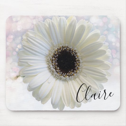 Daisy und Bokeh Mouse Pad Mousepad (Vorne)