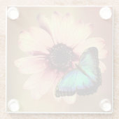 Daisy und Butterfly Glasuntersetzer (Rückseite)