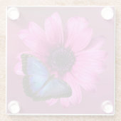 Daisy und Butterfly Glasuntersetzer (Rückseite)