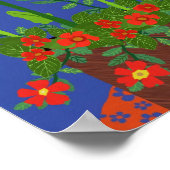 Daisy und Crimson Phlox Poster (Ecke)