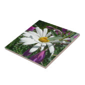 Daisy und Fireweed-Wildblume Fliese (Seite)