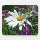 Daisy und Fireweed-Wildblume Mousepad (Vorne)