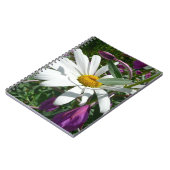 Daisy und Fireweed-Wildblume Notizblock (Linke Seite)