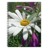 Daisy und Fireweed-Wildblume Notizblock (Vorderseite)