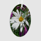 Daisy und Fireweed-Wildblume Ornament (Vorderseite)
