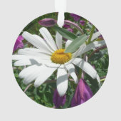 Daisy und Fireweed-Wildblume Ornament (Rückseite)