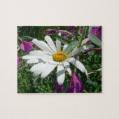 Daisy und Fireweed-Wildblume Puzzle (Horizontal)