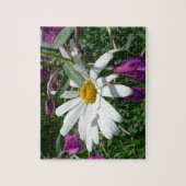 Daisy und Fireweed-Wildblume Puzzle (Vertikal)