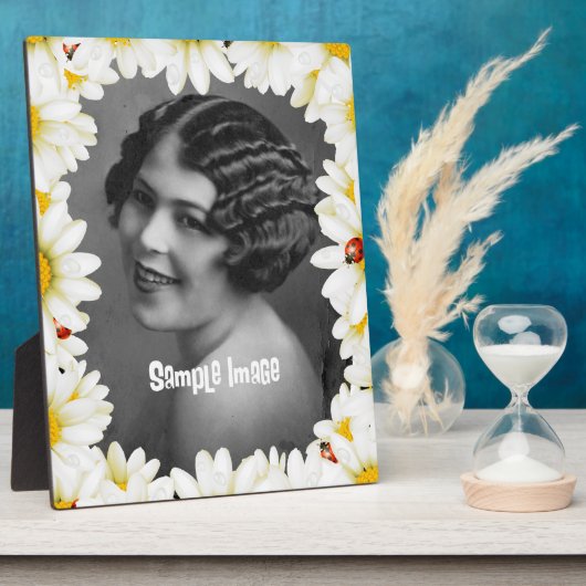 Daisy und LadyBug Art Frame Plaque Fotoplatte (Seite)