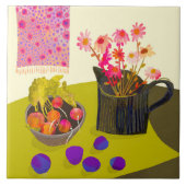 Daisy und Radish Kitchen Trivet Fliese (Vorderseite)