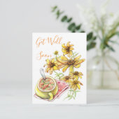 Daisy und Soup Postkarte (Stehend Vorderseite)