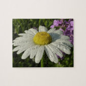 Daisy und Summer Lilac Wildblume Puzzle (Horizontal)