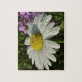 Daisy und Summer Lilac Wildblume Puzzle (Vertikal)