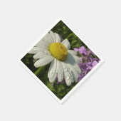 Daisy und Summer Lilac Wildblume Serviette (Ecke)