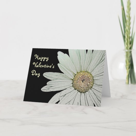 Daisy Valentine's Day Card Feiertagskarte (Vorderseite)