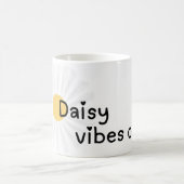 Daisy Vibes Only Süße Blumige Tasse (Mittel)