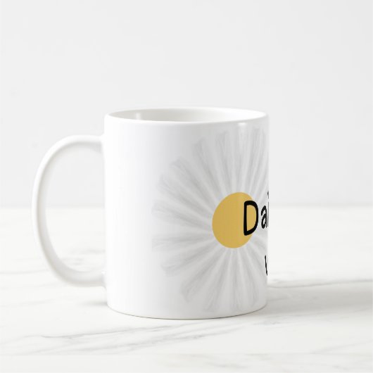 Daisy Vibes Only Süße Blumige Tasse (Links)