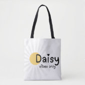 Daisy Vibes Only-Tragetasche Tasche (Vorderseite)