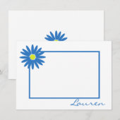 Daisy Vielen Dank Blue Note Mitteilungskarte (Vorne/Hinten)