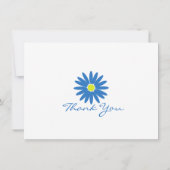 Daisy Vielen Dank Blue Note Mitteilungskarte (Rückseite)