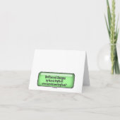 Daisy Vielen Dank Dankeskarte (Rückseite)