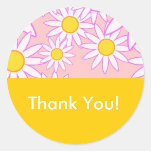 Daisy Vielen Dank, Sticker (Vorderseite)