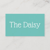 Daisy Visitenkarte (Rückseite)