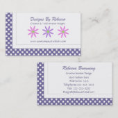 Daisy-Visitenkarten Visitenkarte (Vorne/Hinten)