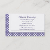 Daisy-Visitenkarten Visitenkarte (Rückseite)