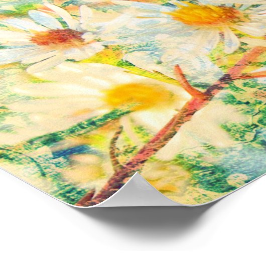 Daisy Wallpaper Poster (Ecke)