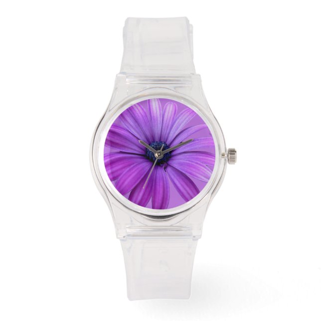 Daisy Watch Classic Gerbera Daisy Wrist Watch Armbanduhr (Vorderseite)