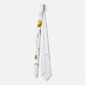 Daisy Watercolor Blume Moderne Beruflich Krawatte (Rückseite)