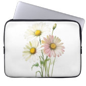 Daisy Watercolor Blume Moderne Beruflich Laptopschutzhülle (Vorderseite)