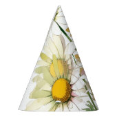 Daisy Watercolor Blume Moderne Beruflich Partyhütchen (Links)