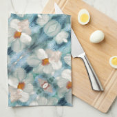 Daisy Watercolor Floral Geschirrtuch (Viertel Falte)
