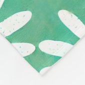 Daisy Watercolor Folk Art Inspiriert Fleecedecke (Ecke)