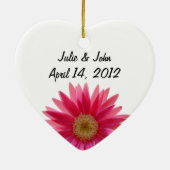 Daisy Wedding Bridesmaid Keramik Ornament (Hinten)