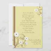 Daisy Wedding Einladung (Vorderseite)