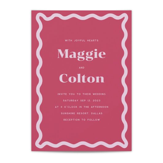 Daisy Wedding Einladung