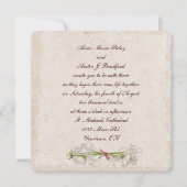 Daisy Wedding Elegance Einladung (Vorderseite)