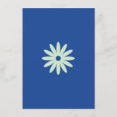 Daisy Wedding Enclosure Card Begleitkarte (Rückseite)