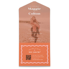 Daisy Wedding in einer Einladung